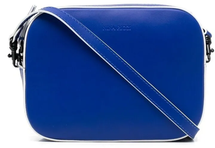 Logo-Debossed Leather Camera Bag