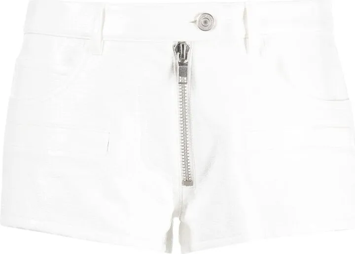 Heritage vinyl mini shorts