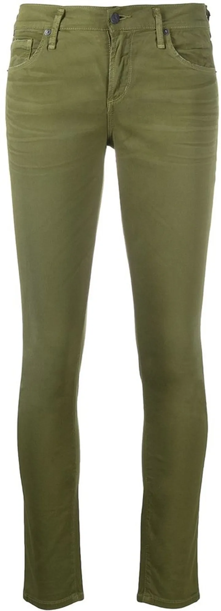 High Rise Skinny-Cut Trousers