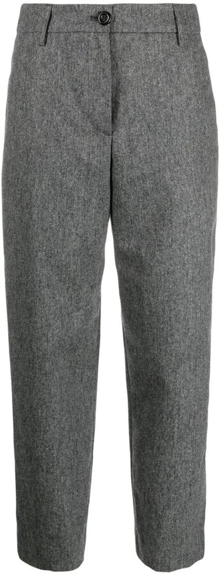 Straight-Cut Leg Trousers