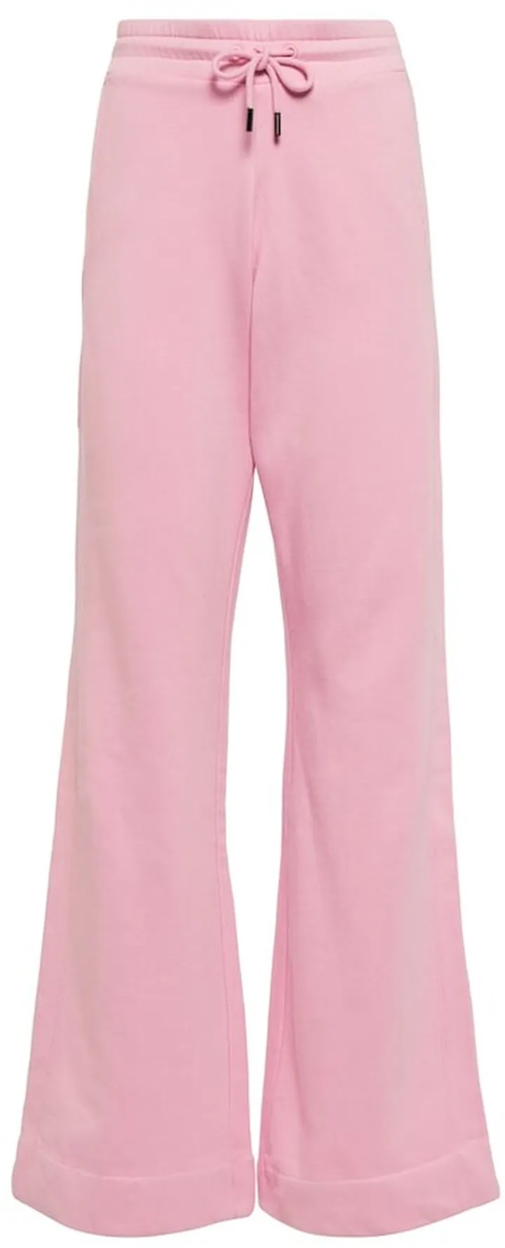 Flared jersey sweatpants
