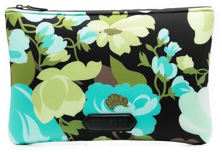 Floral-Print Vanity Case