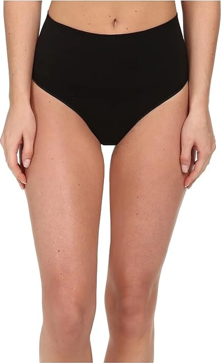 Spanx SPANX Shapewear for Women Everyday Shaping Tummy Control Panties Thong (Black) Women's Underwear