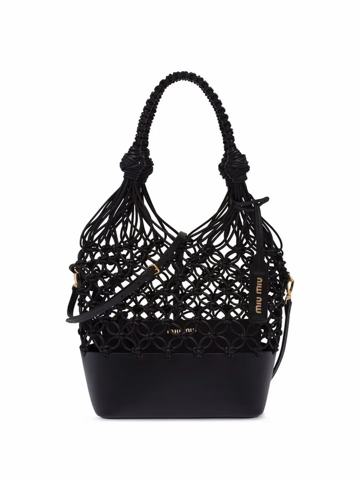 Woven Nappa Leather Tote