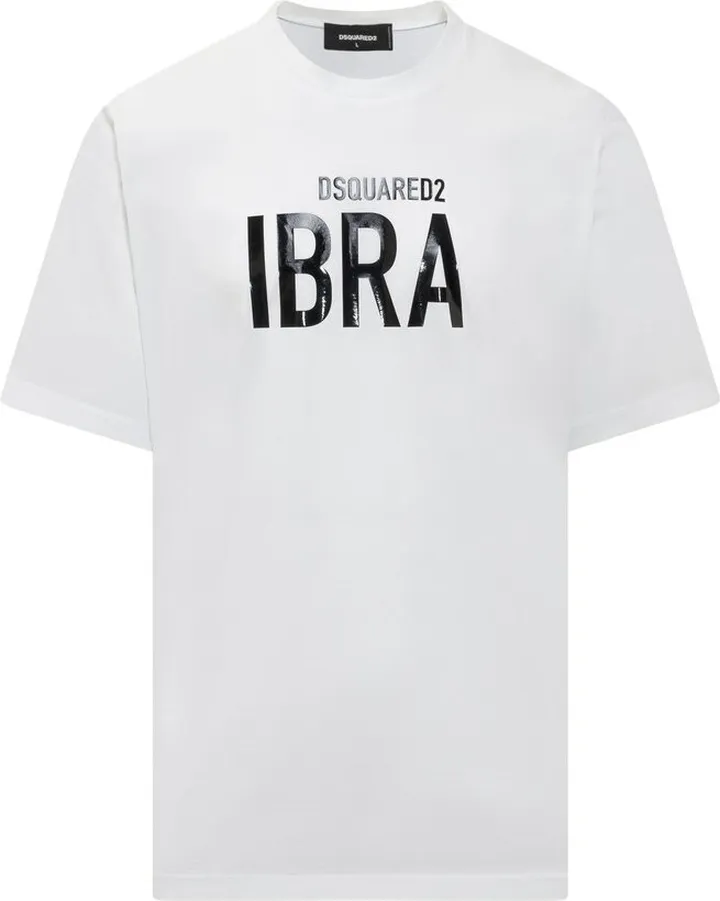 Dsquared2 Ibra-Printed Crewneck T-Shirt