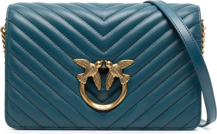Love One quilted crossbody bag