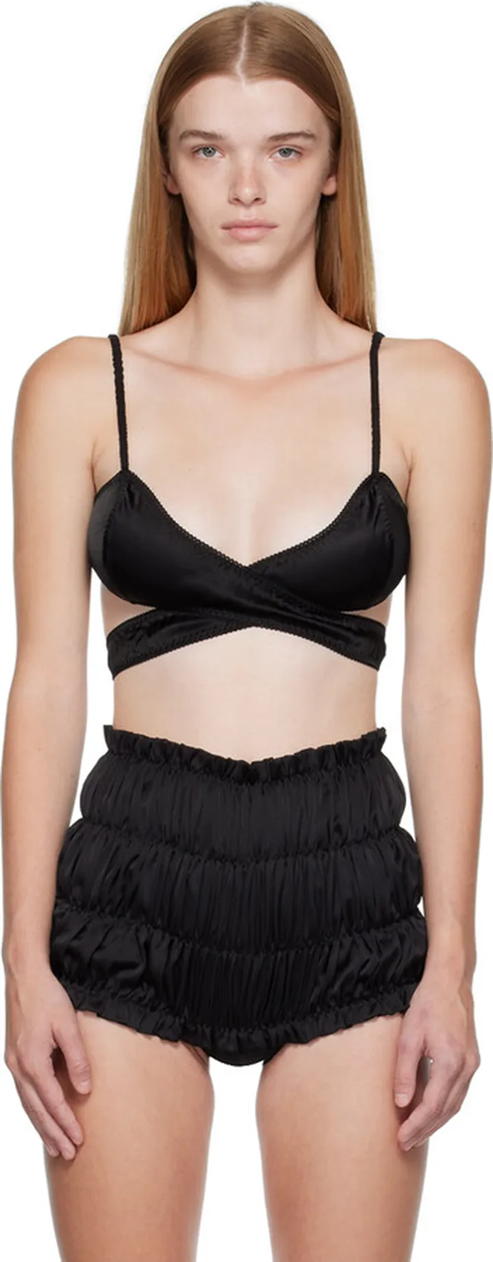 Anna October Black Lotus Brasserie Camisole