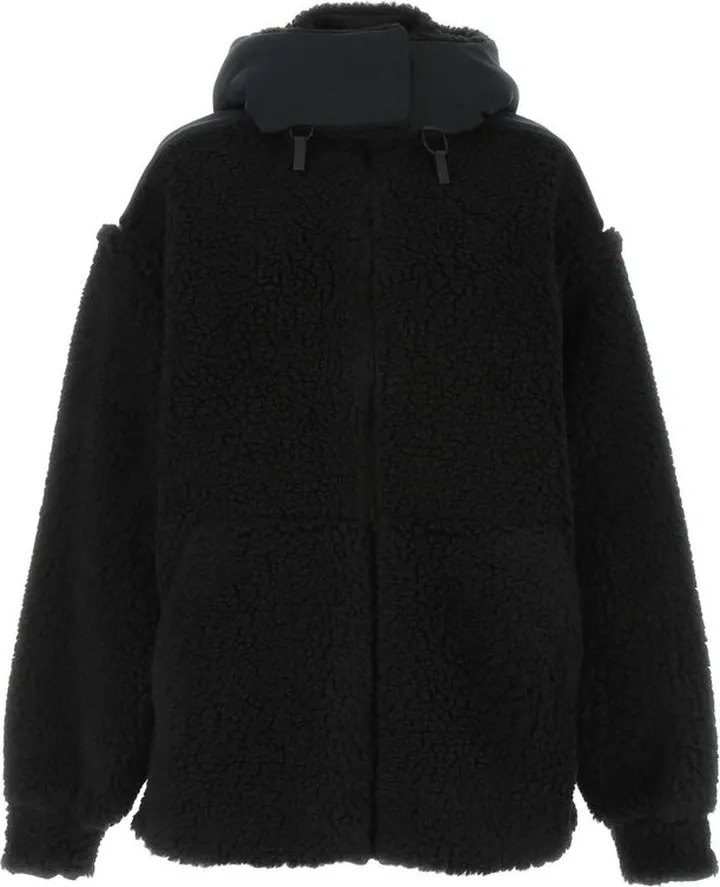 Prada Contrasted Shearling Jacket