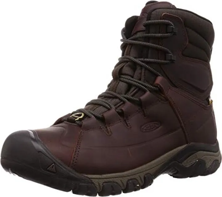 KEEN mens Targhee Lace High Polar Waterproof Insulated Snow Boots
