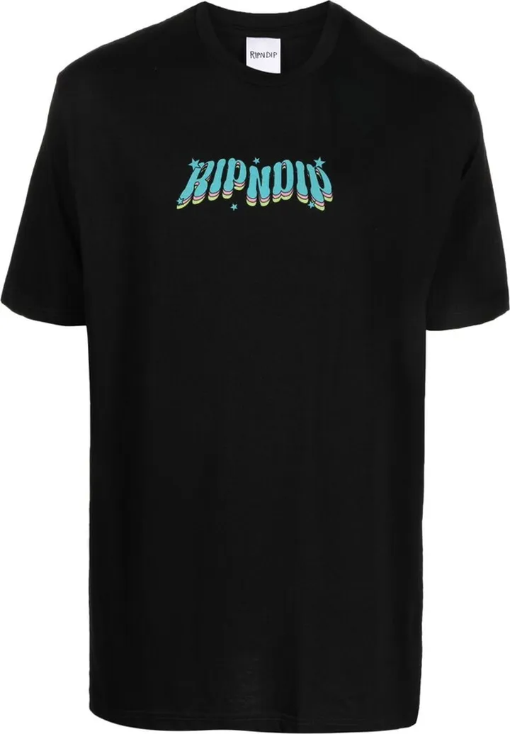 graphic-print cotton short-sleeved T-shirt