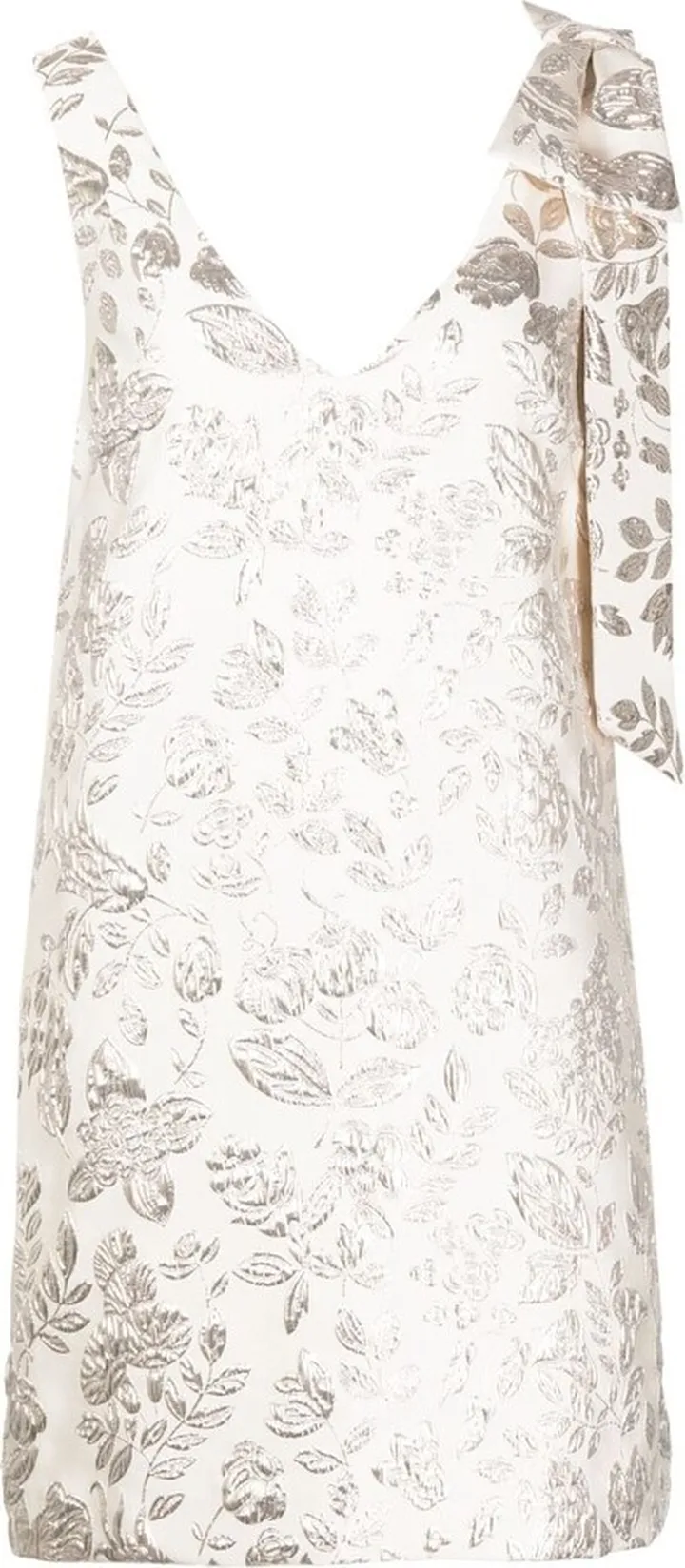 Bow-Detail Mini Dress