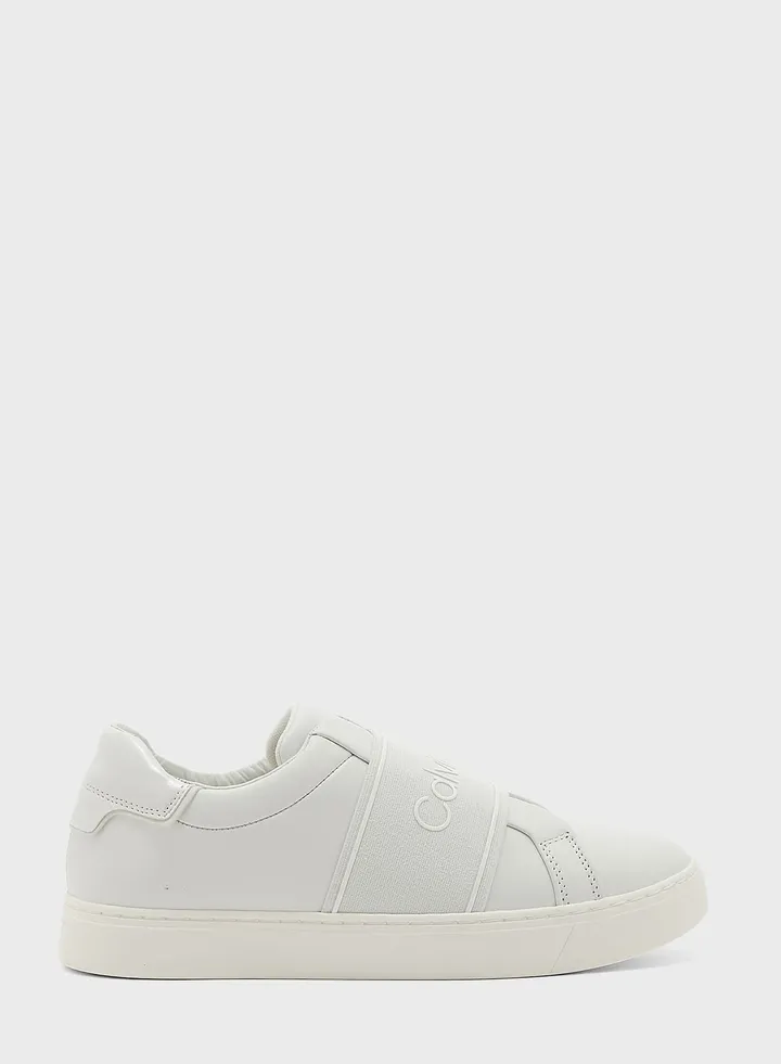 Logo Strap Slip On Sneakers