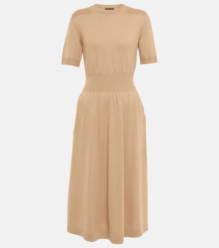 Wetherlam baby cashmere midi dress