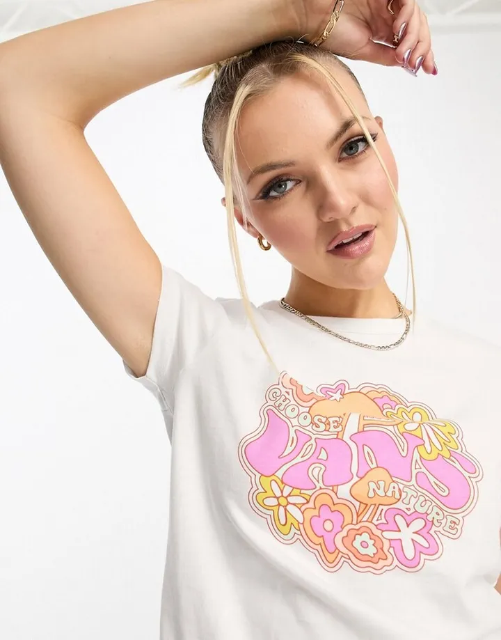 Vans T-shirt with resort print