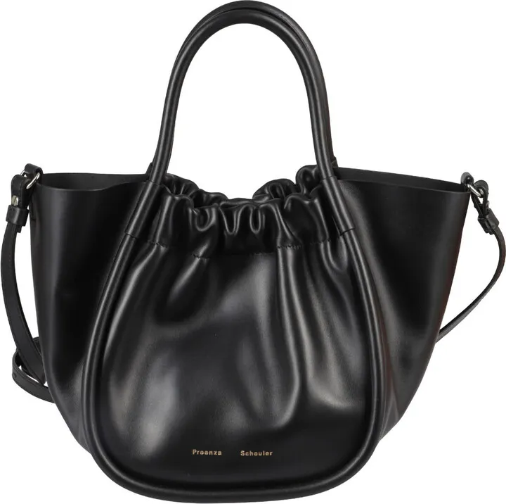 Small Ruched Crossbody Tote