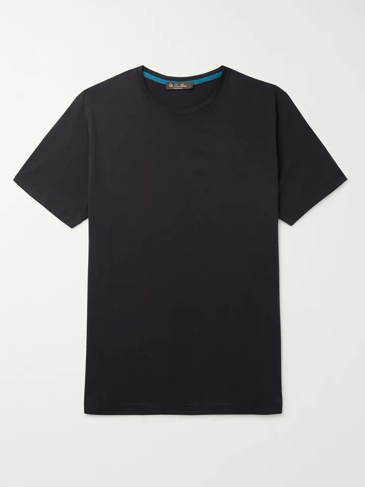 Slim-Fit Silk and Cotton-Blend Jersey T-Shirt