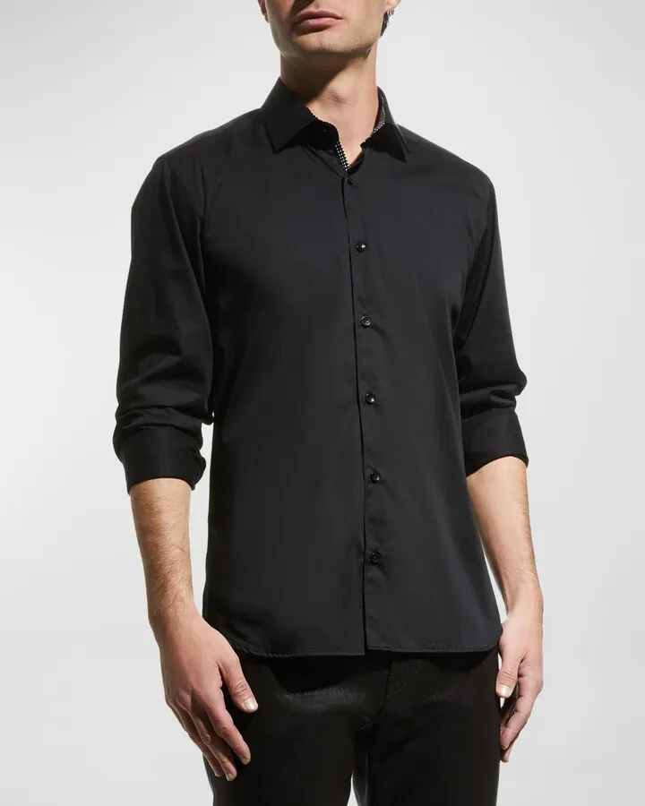 Men's Solid Sport Shirt
