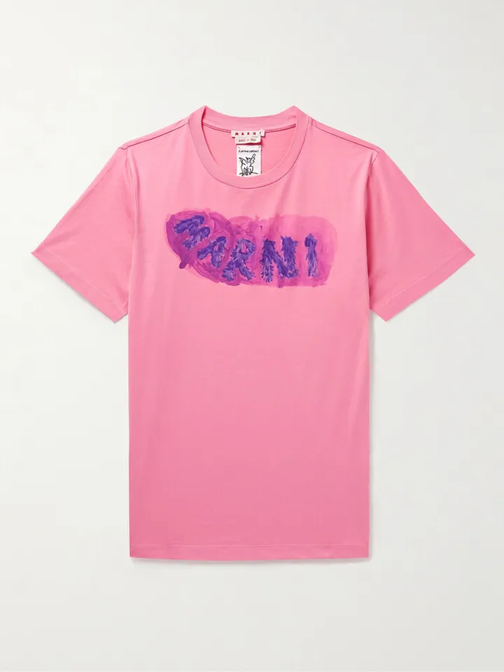 + Flaminia Veronesi Logo-Print Cotton-Jersey T-Shirt
