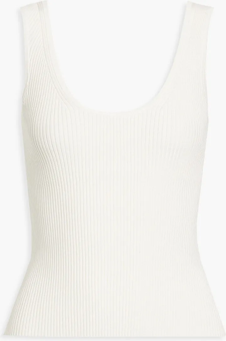 Ribbed-knit tank