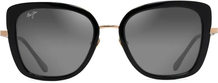 Violet Lake 53mm Polarized Round Sunglasses