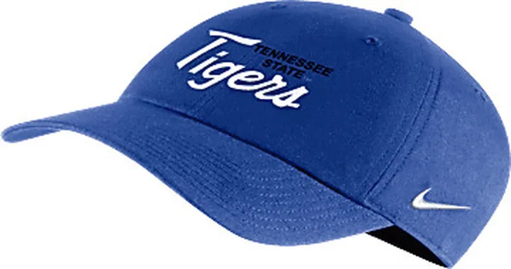 Nike Unisex College Campus 365 (Tennessee State) Adjustable Hat in Blue