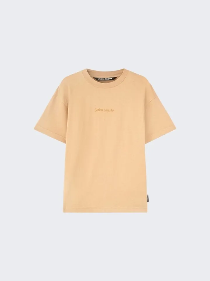Gd Reverse Logo T-Shirt Beige