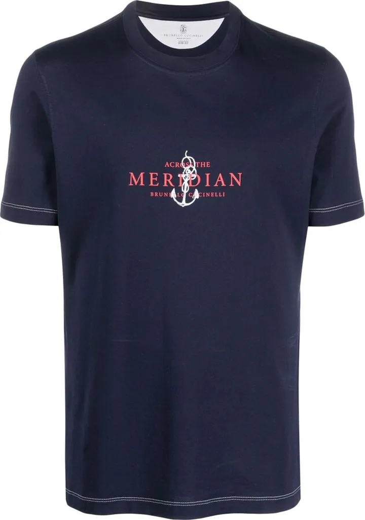 logo-print cotton T-shirt