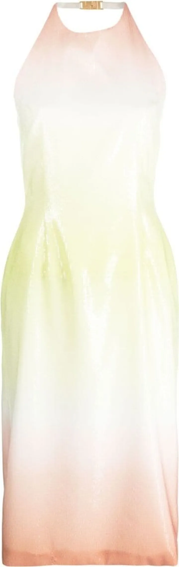 Sequin-Embellished Halterneck Dress