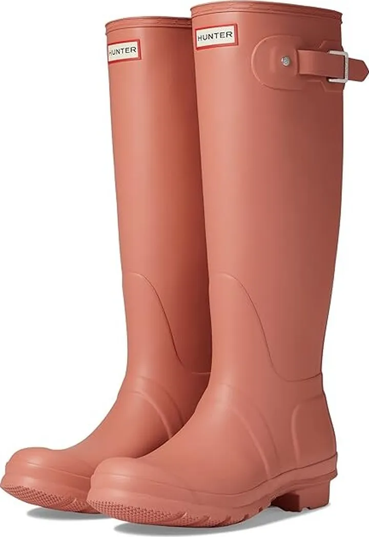 Hunter Original Tall (Rough Pink) Women's Rain Boots