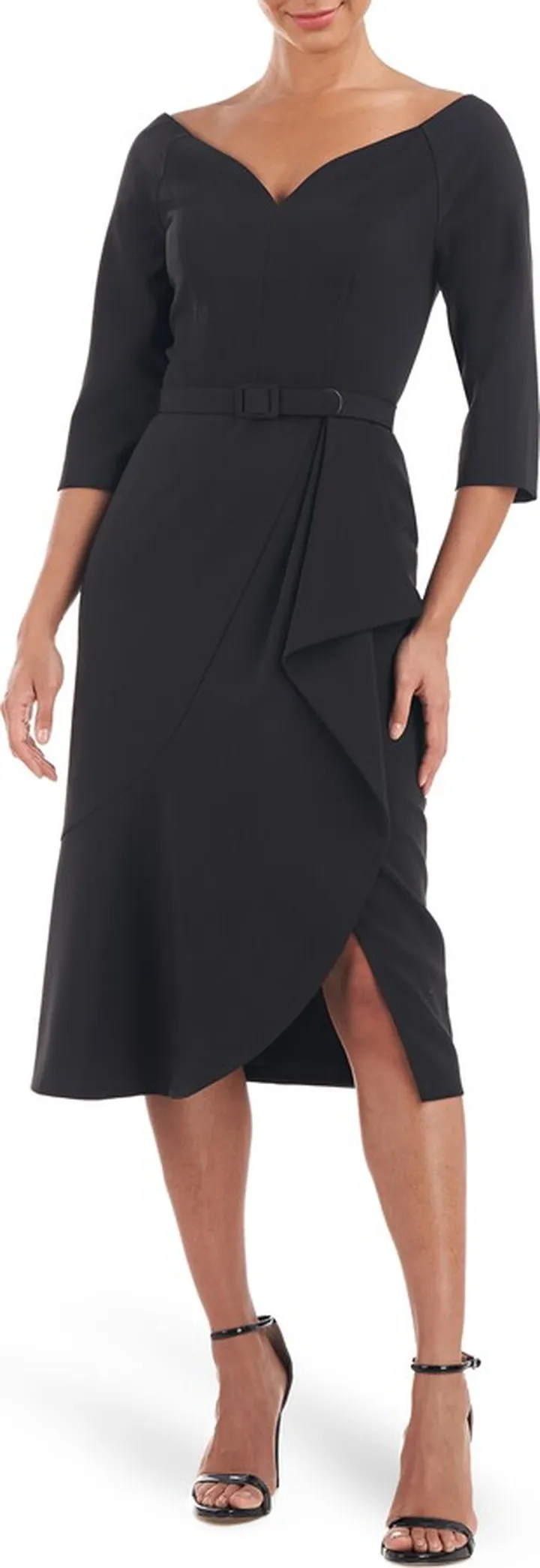 Izzy Belted Cocktail Dress