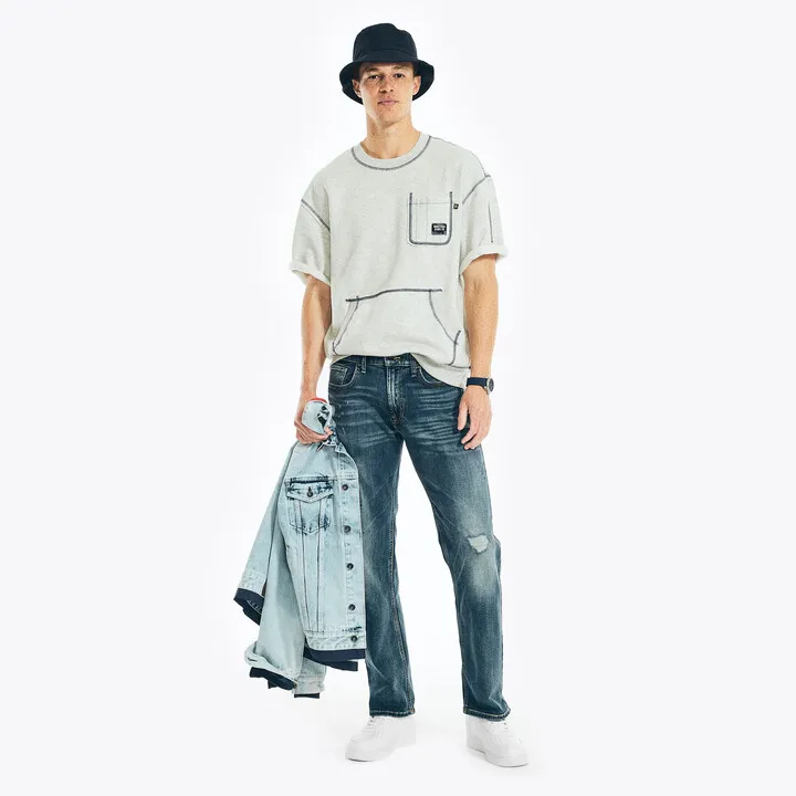 Nautica Jeans Co. Crewneck Pocket T-Shirt