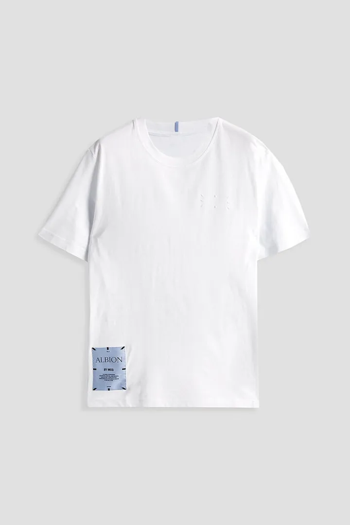 Slim-fit appliquéd printed cotton-jersey T-shirt