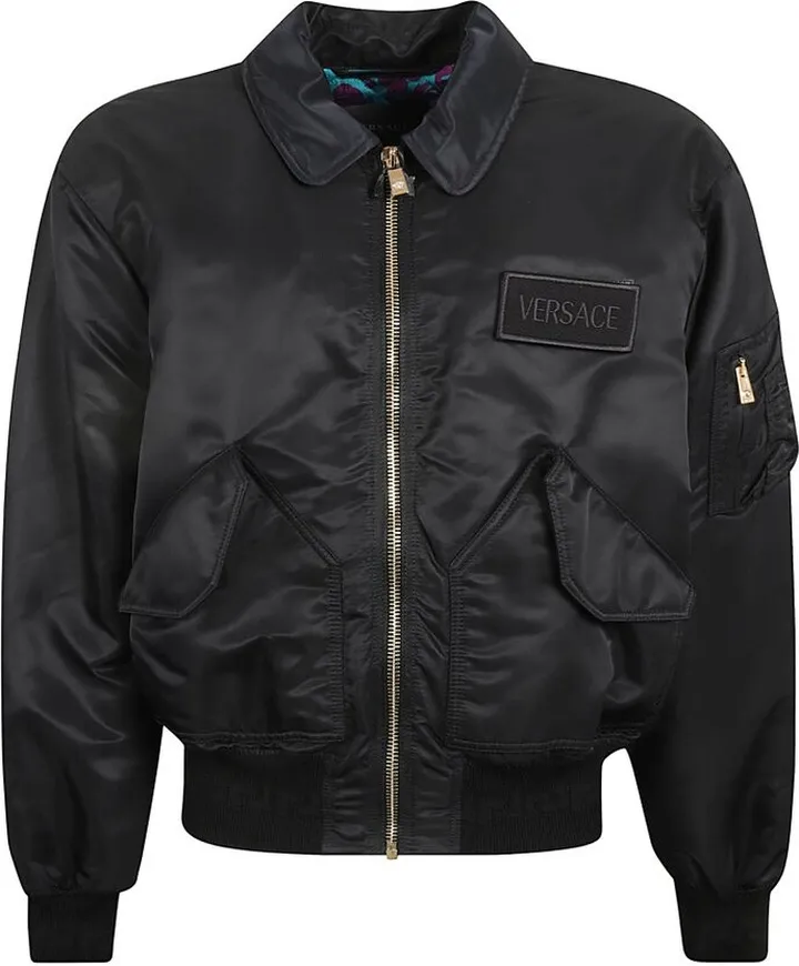 Versace Zip-Up Bomber Jacket