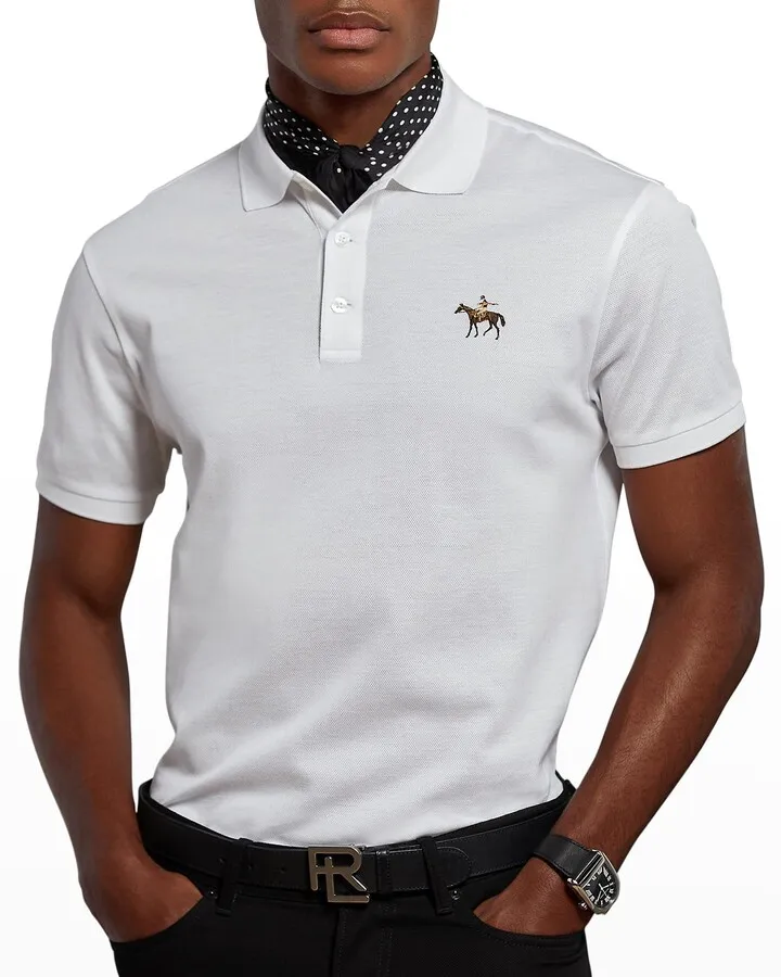 Men's Custom Slim Fit Pique Polo Shirt