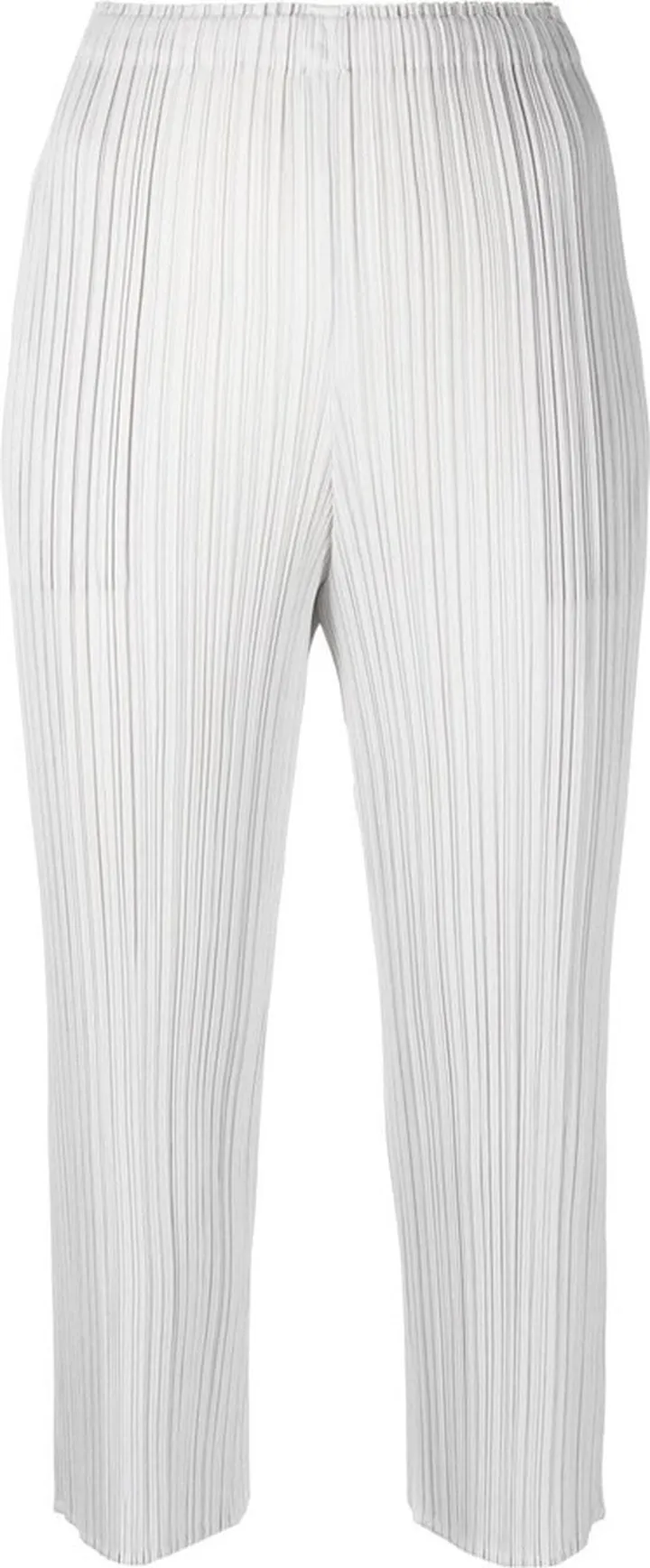 Cropped Pleated Trousers