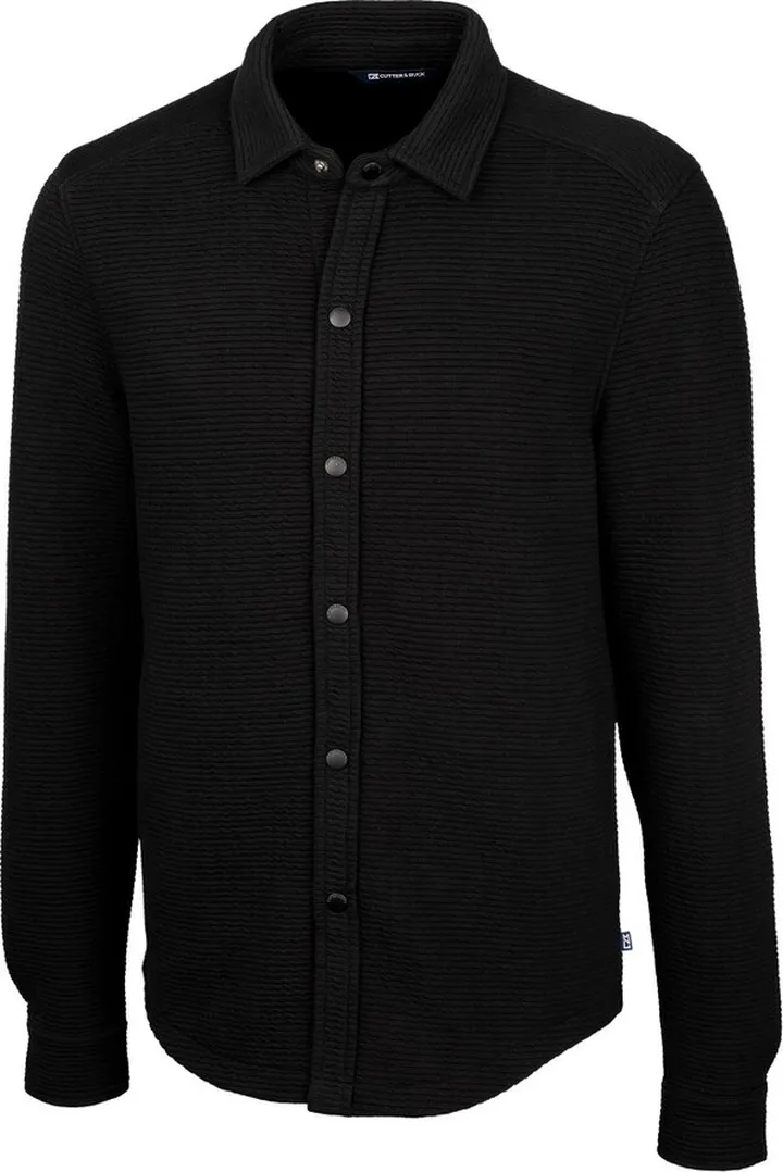 Cutter & Buck Men's Coastal Shirt Jacket - Black - L