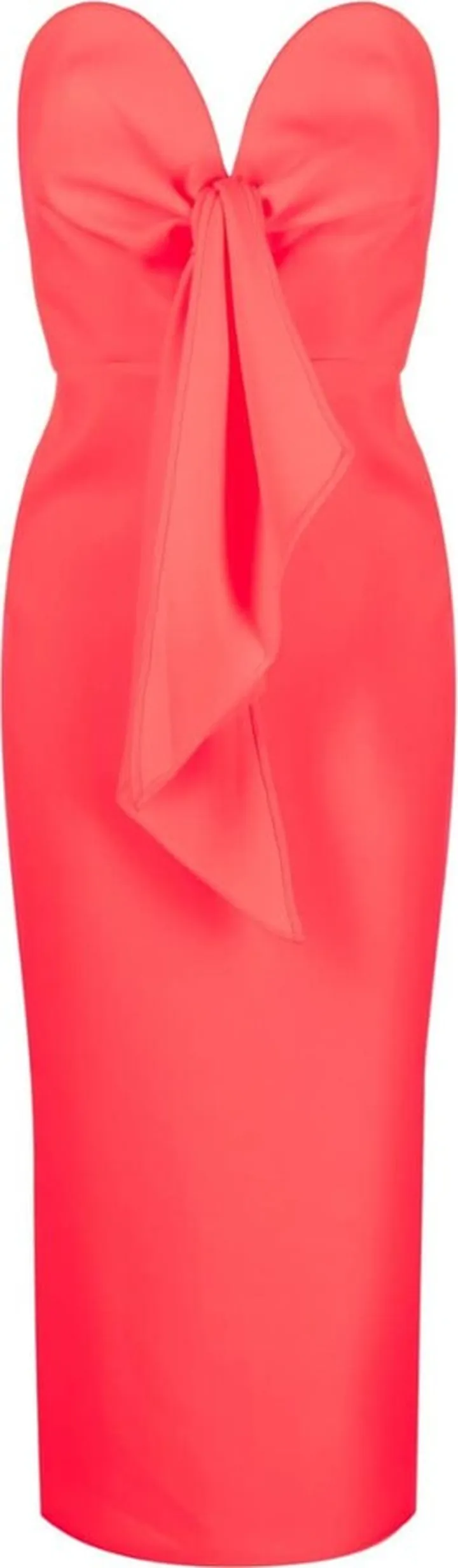 Sweetheart-Neck Midi Dress