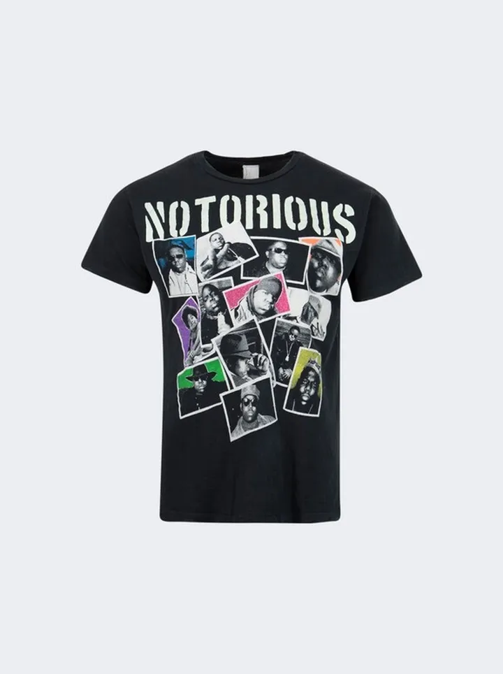 Notorious Big T-shirt Black Coal