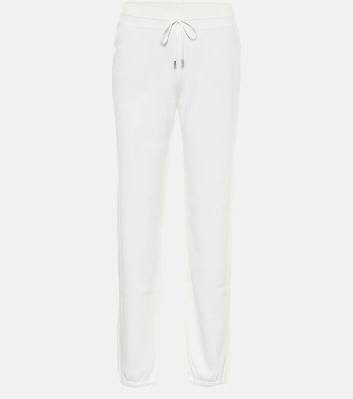 Quiberon silk and cotton sweatpants