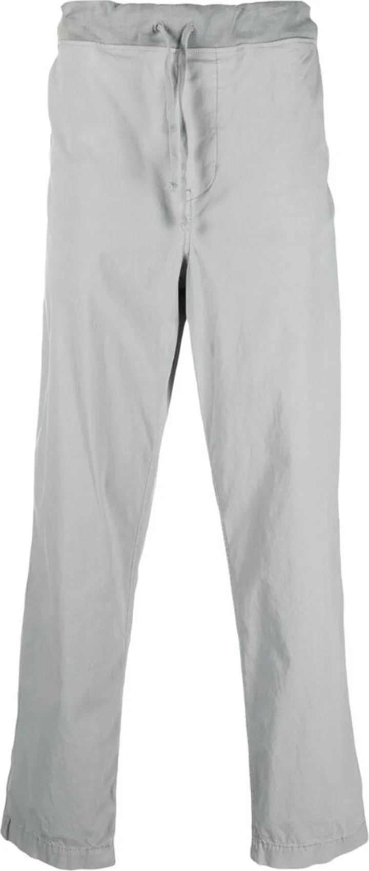 Straight-Leg Cotton Trousers