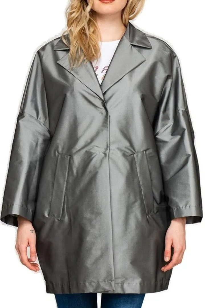 Herno Concealed Fastened Satin Jacket