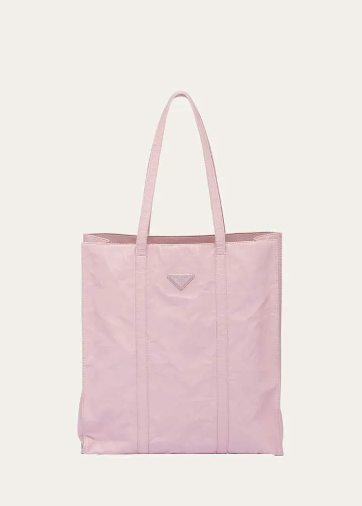 Small Antique Nappa Leather Tote Bag