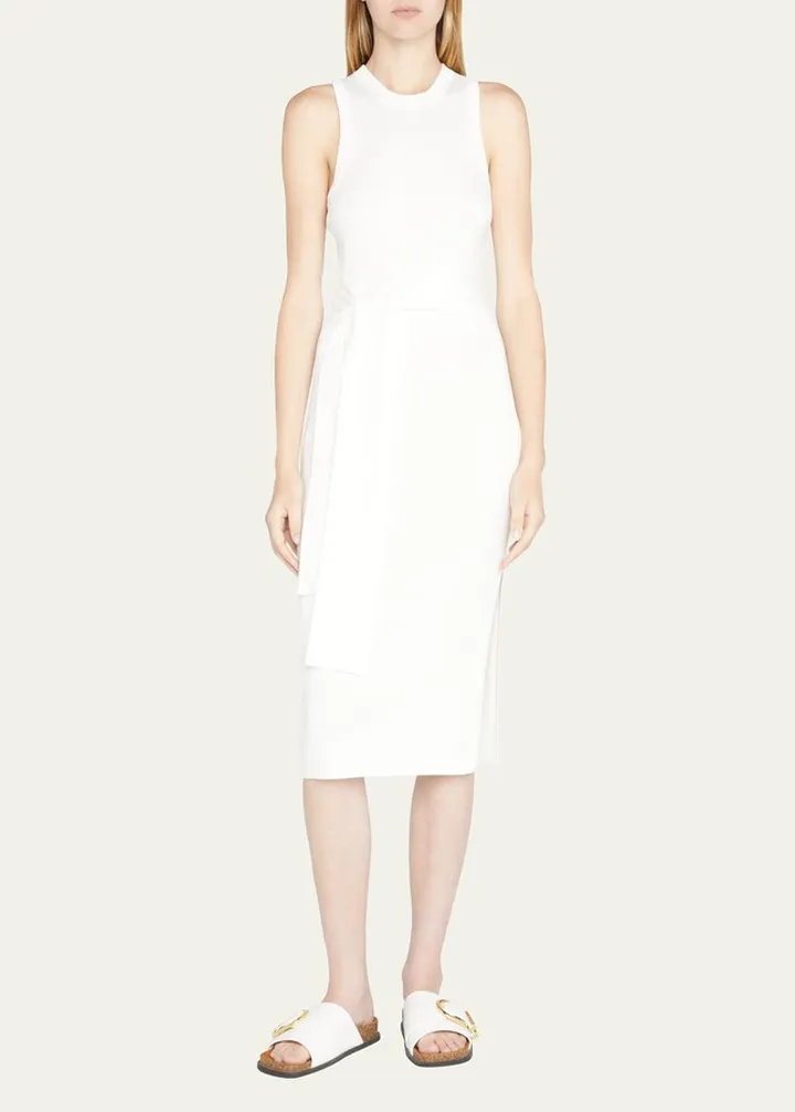 Ribbed Racerback Bodycon Dress