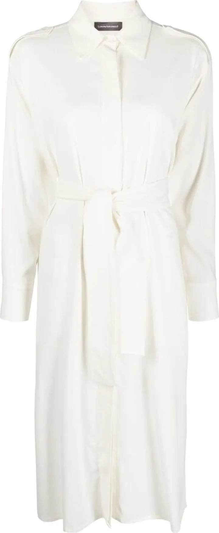 Tied Midi Shirtdress