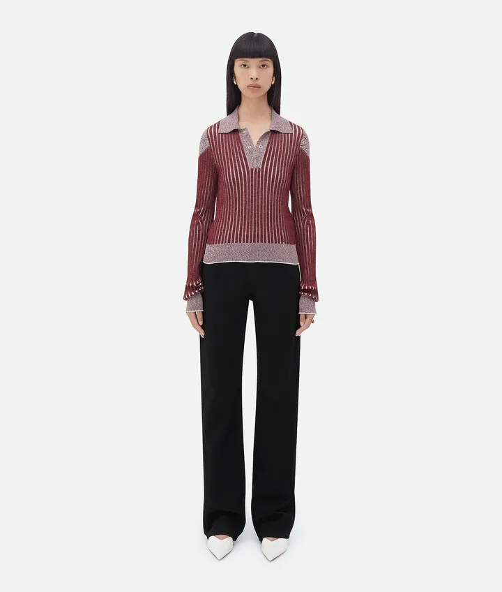 Ribbed Cotton Polo