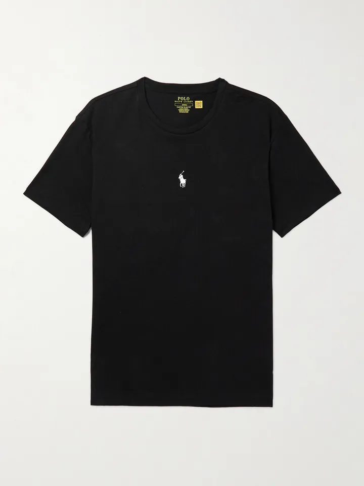Logo-Embroidered Cotton-Jersey T-Shirt