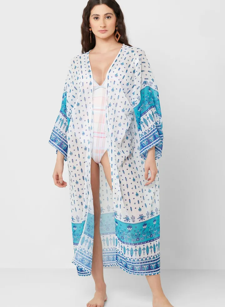 Printed Kimono