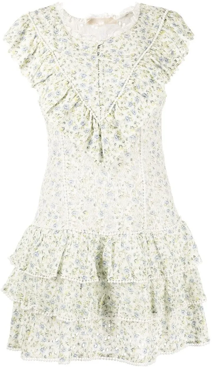 Lunetta floral mini dress