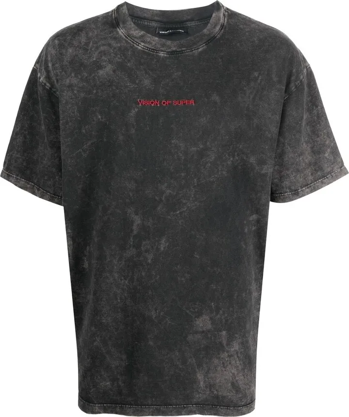 embroidered-logo T-shirt