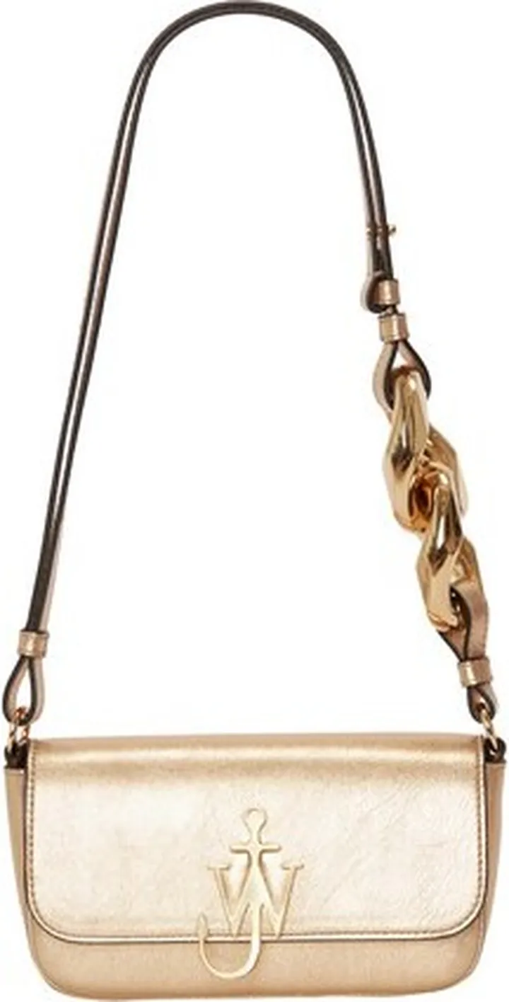 Anchor Chain Baguette - Leather Shoulder Bag